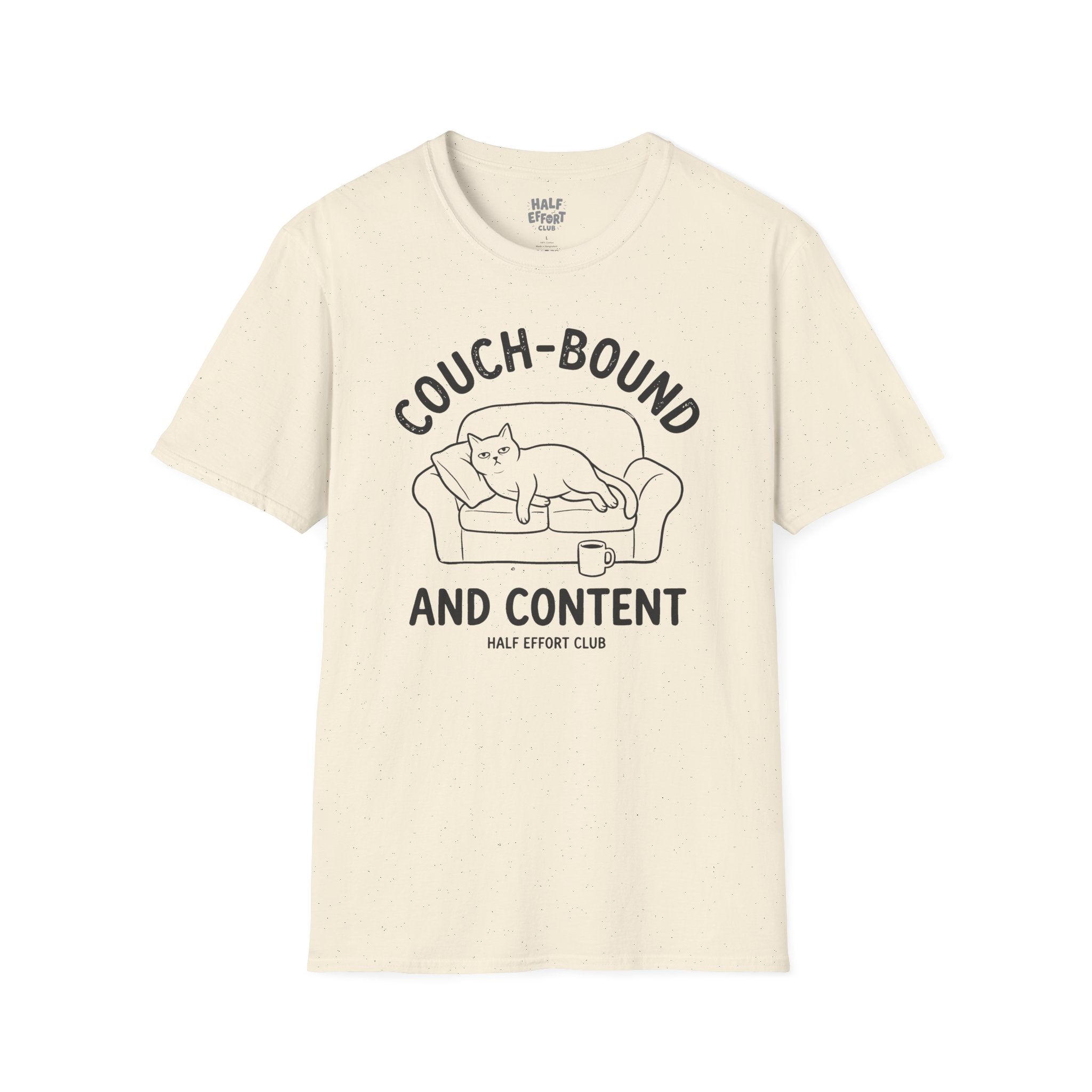Couch Bound And Content T-Shirt