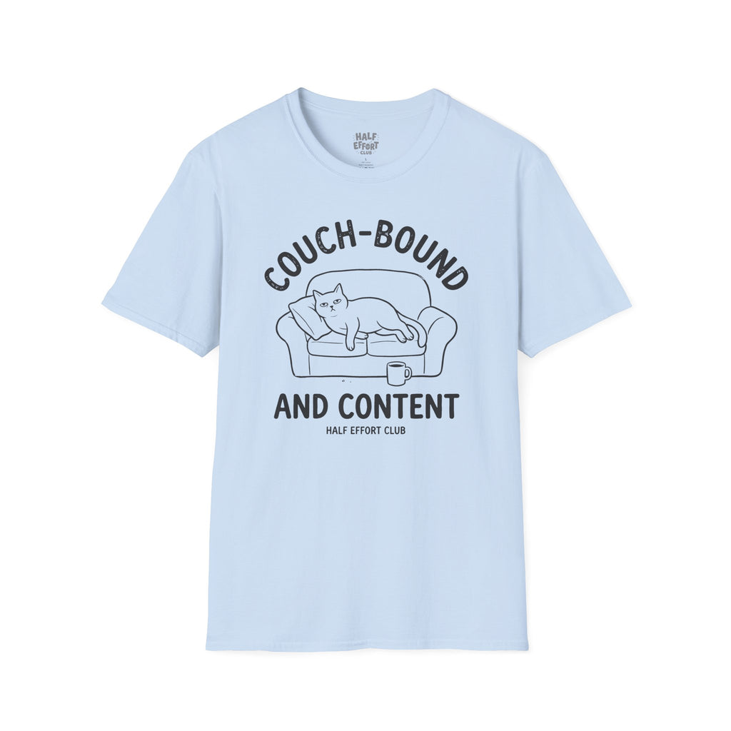 Couch Bound And Content T-Shirt
