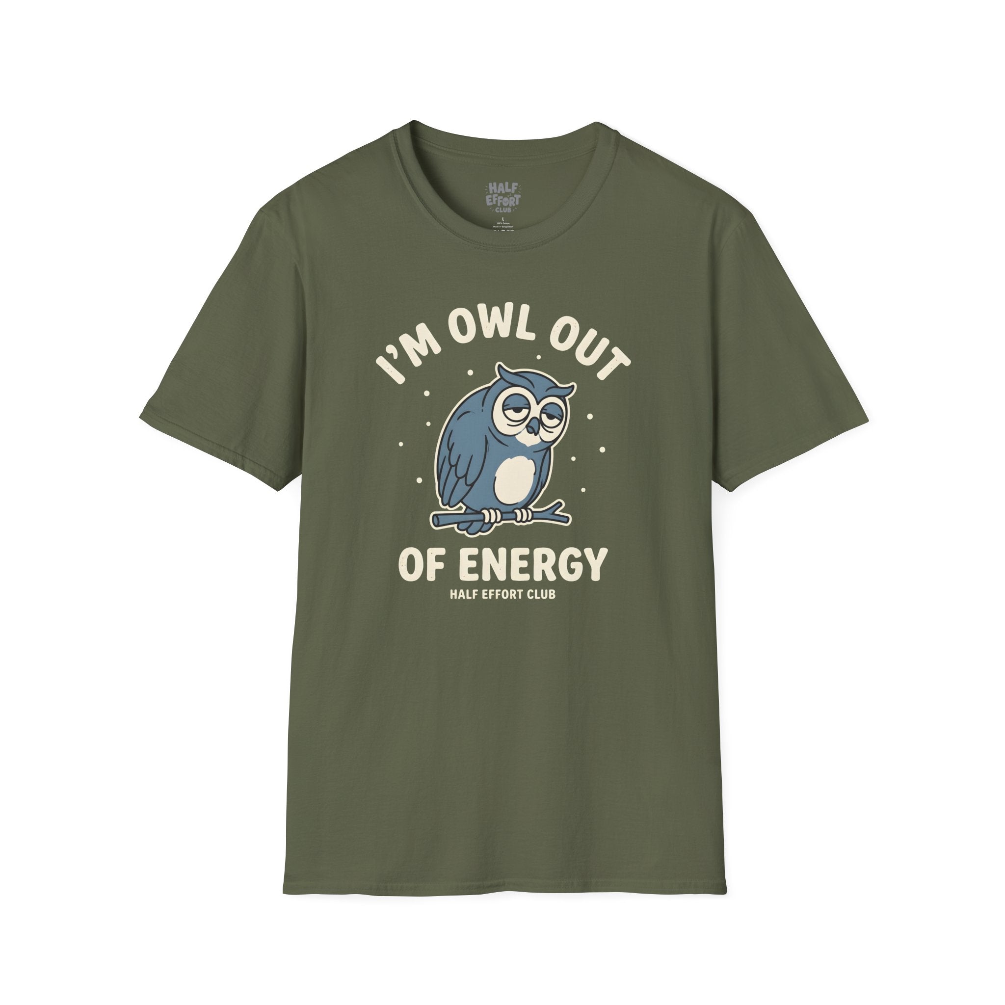 Owl Out Of Energy T-Shirt