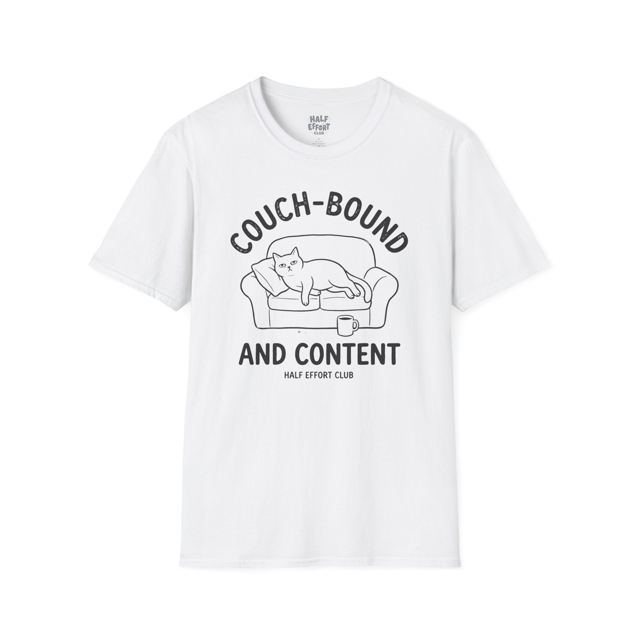 Couch Bound And Content T-Shirt