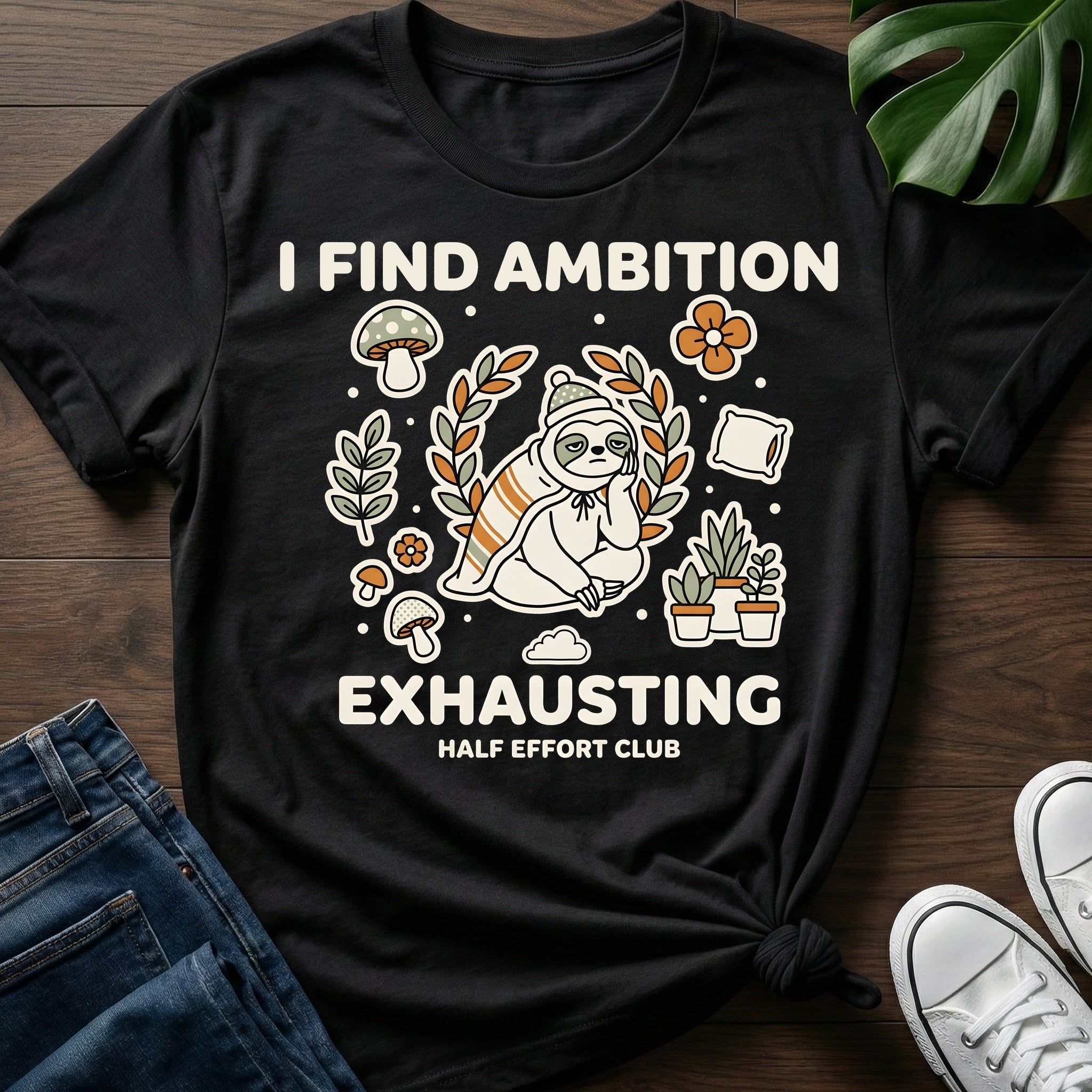 I Find Ambition Exhausting T-Shirt