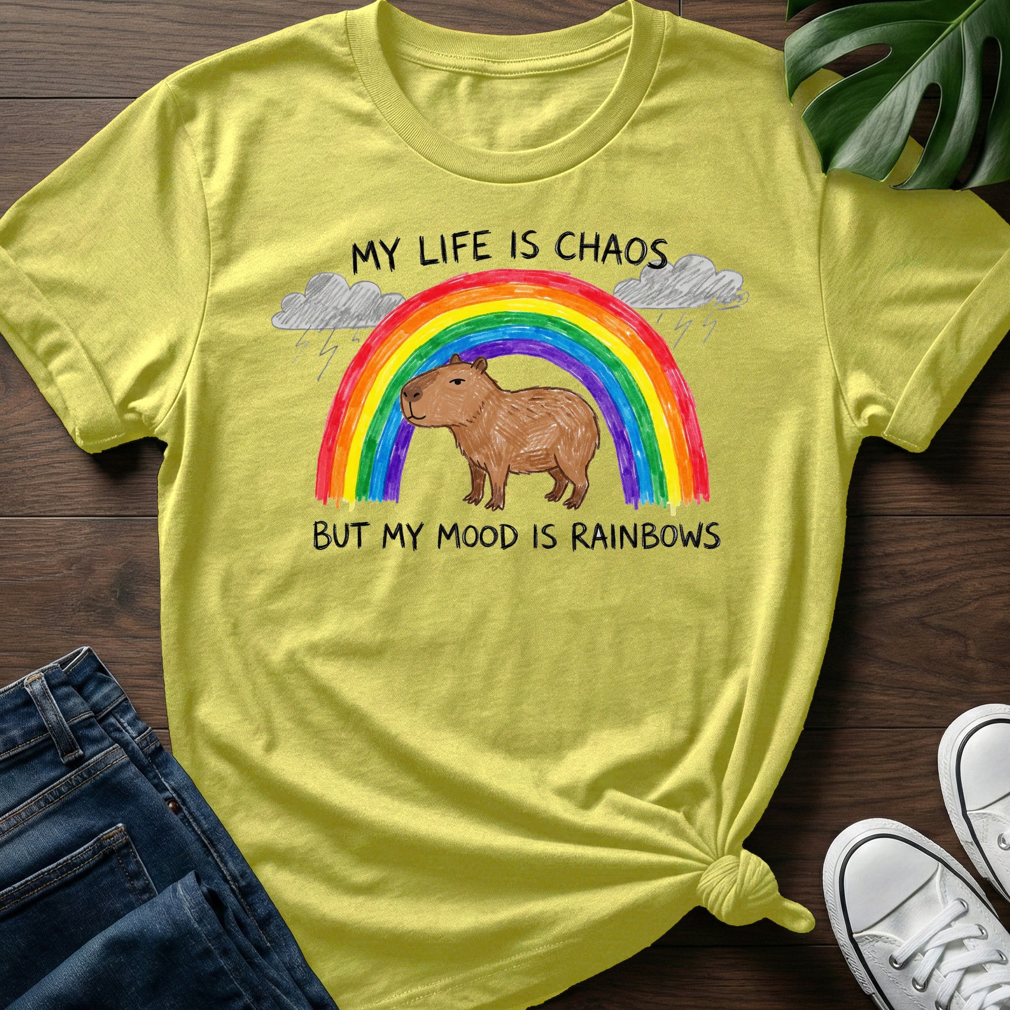 My Mood Is Rainbows T-Shirt