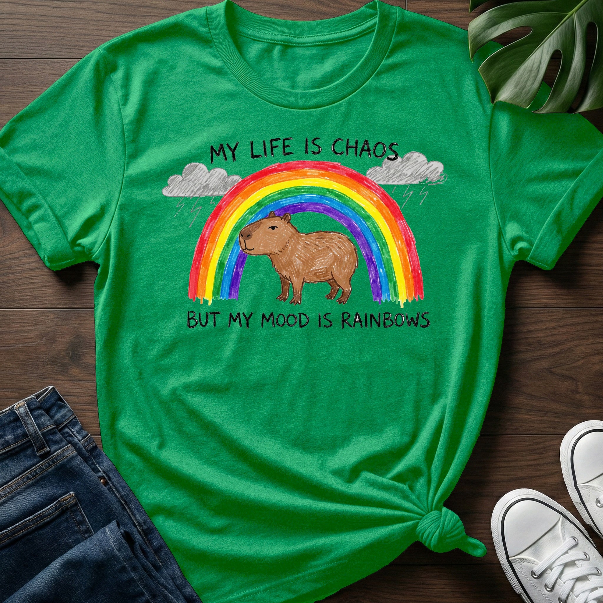 My Mood Is Rainbows T-Shirt