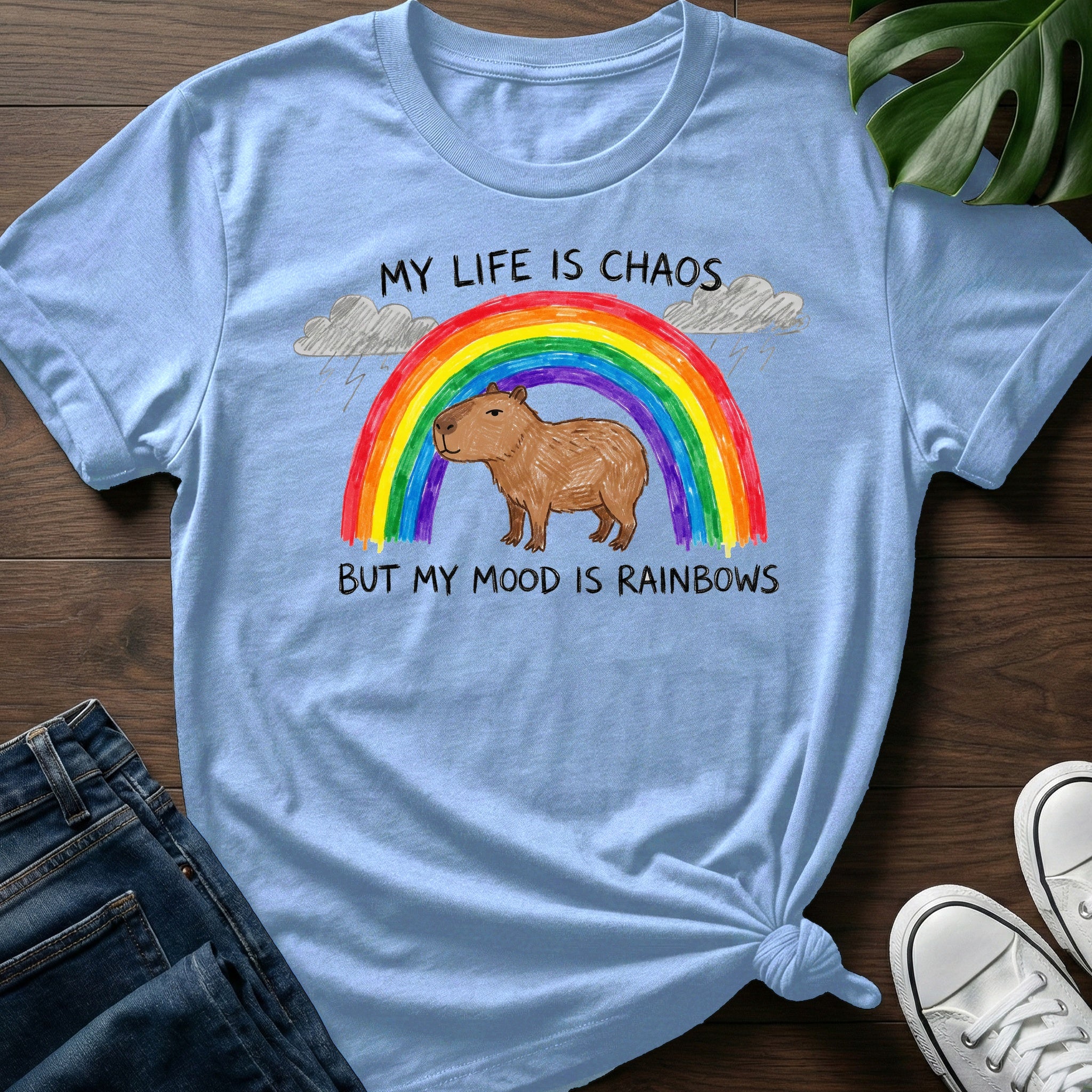 My Mood Is Rainbows T-Shirt