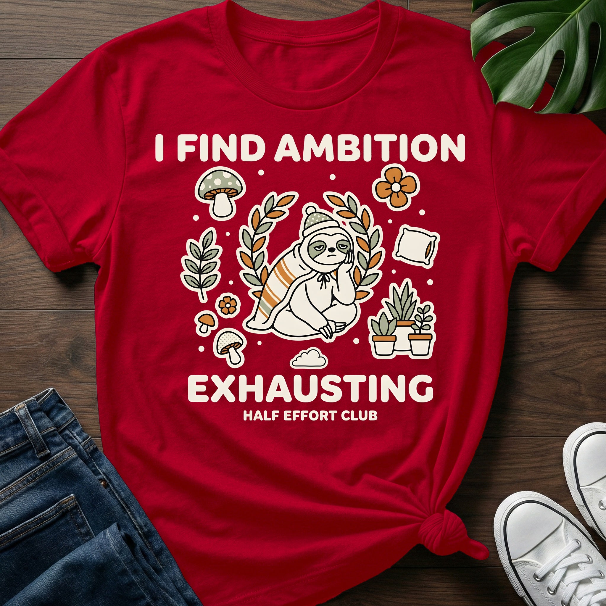I Find Ambition Exhausting T-Shirt