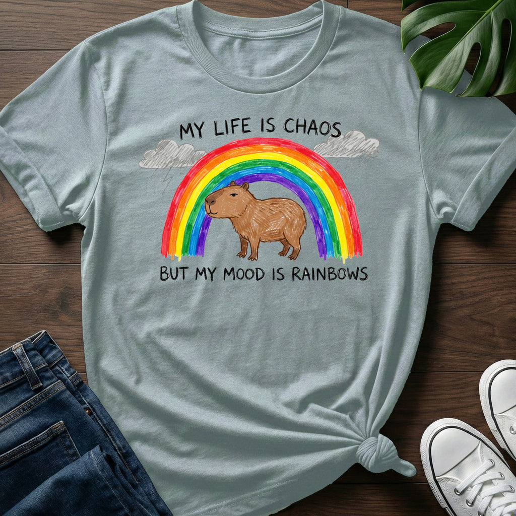 My Mood Is Rainbows T-Shirt