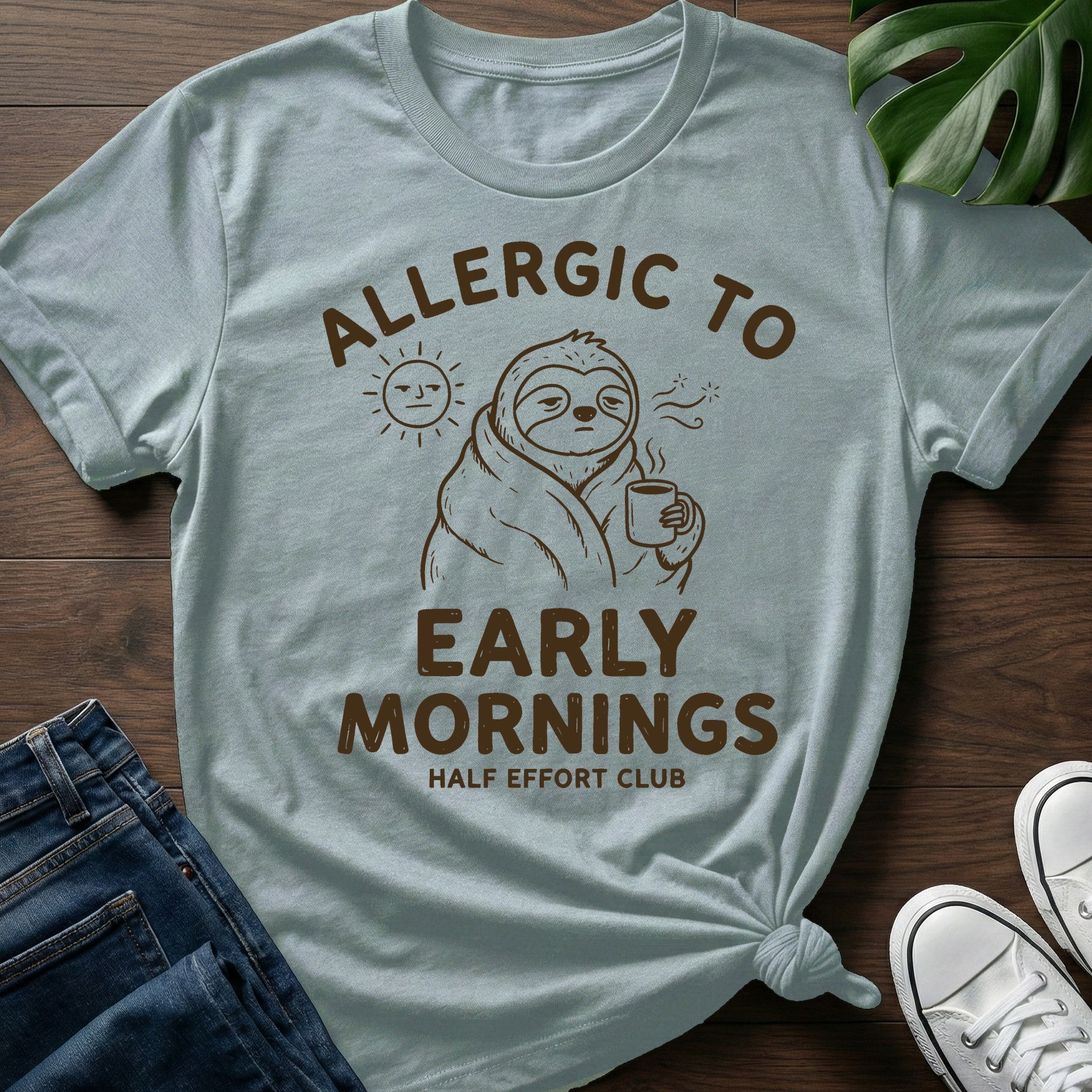Allergic To Early Mornings T-Shirt