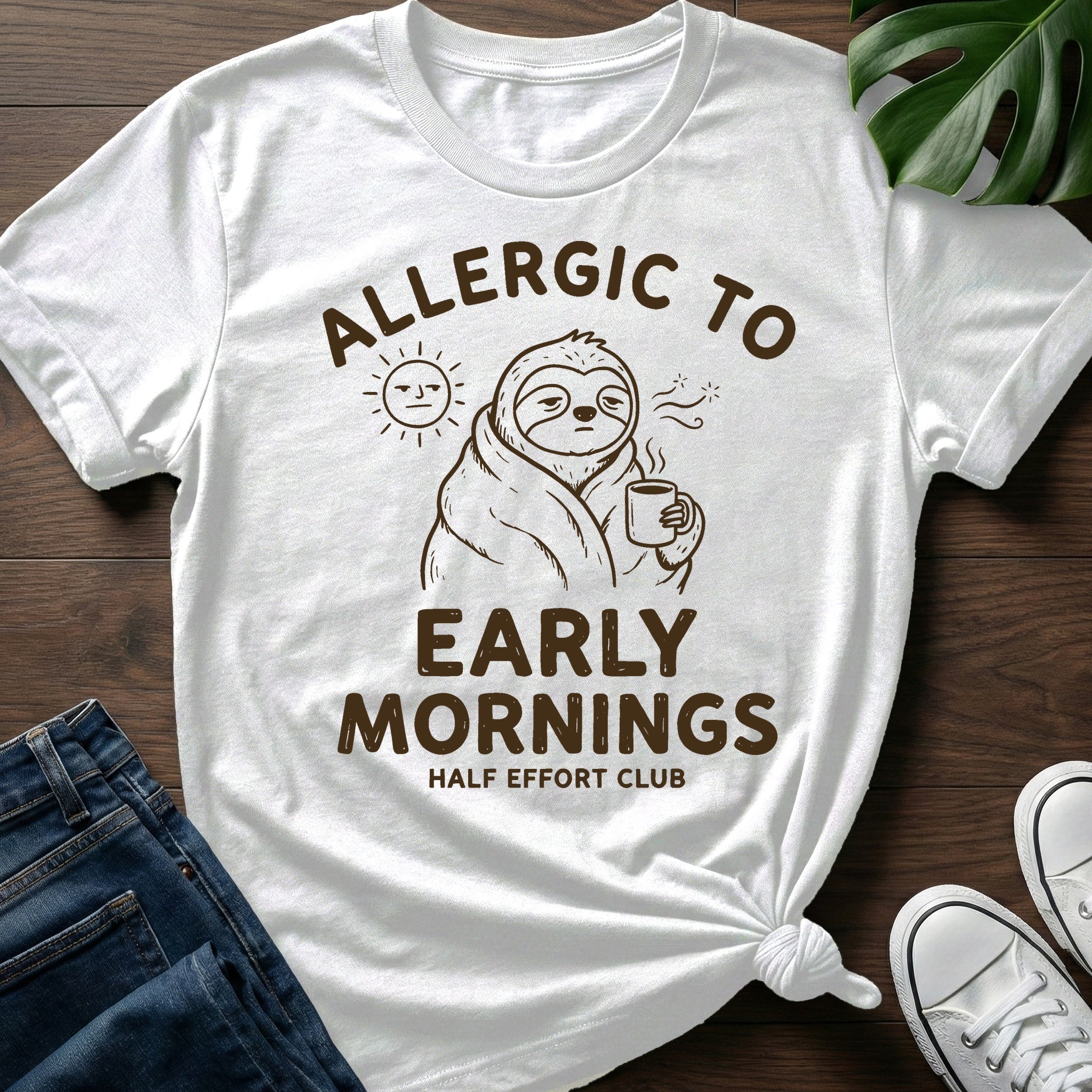 Allergic To Early Mornings T-Shirt